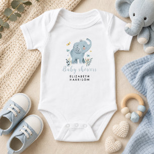 Body adorable Elephant Blue Baby Boy Douche