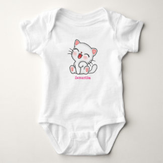 Body Adorable Kawaii Kitten T-shirt personnalisé