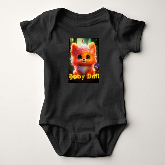 Body Adorable Kitty Print T-Shirt - amateurs de félins. (Devant)