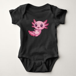 Body Adorable Pink Axolotl Baby Bodysuit