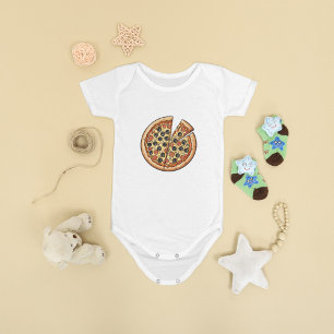 Body Adorable Pizza Lover Baby Bodysuit