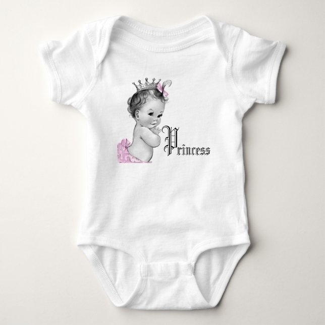 Body Adorable Princesse Rose Baby Girl Chemises (Devant)