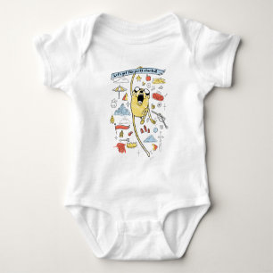 Body Adventure Time   "Party" Jake Sketch T-Shirt