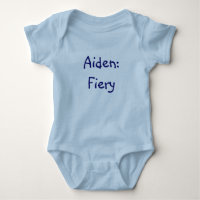 Aiden Baby Name Signifie Bodysuit