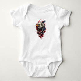 Body Aigle américain patriotique vintage 4 juillet