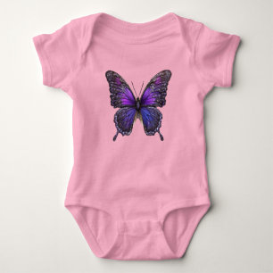 Body Ailes rides : Papillon pourpre
