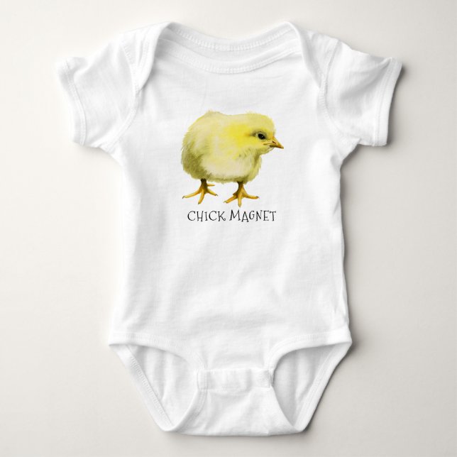 Body Aimant | Funny Cute Pun Bébé Poulet (Devant)