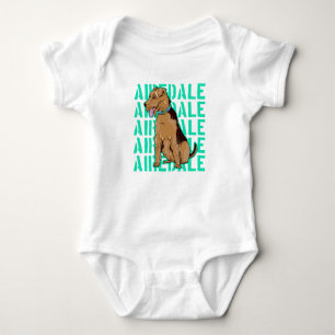 Body Airedale terrier assis