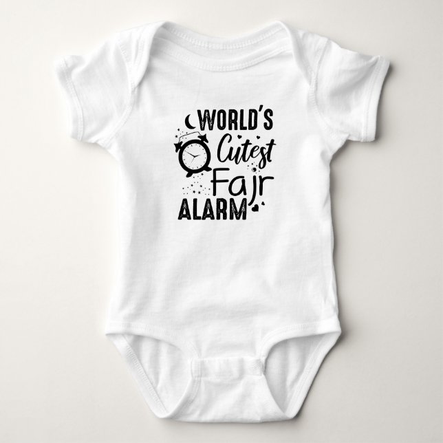 Body Alarme Fajr la plus folle du monde Drôle cadeau mu (Devant)