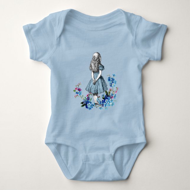 Body Alice au pays des merveilles Bodysuit Floral Babal (Devant)