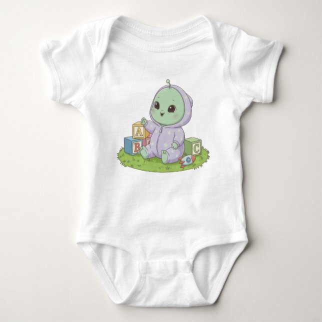 Body Alien Baby Bodysuit (Devant)