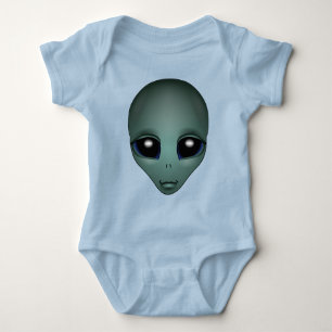 Body Alien biologique Chemise bébé mignonne Alien chemi