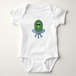 Body Alien dans son petit vaisseau spatial