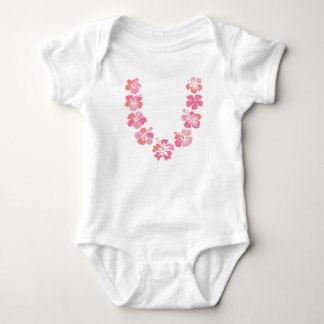 Body Aloha combinaison de bébé : Ketmie de corail Lei