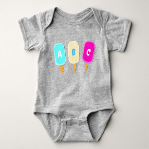 Body Alphabet de la crème glacée estivale