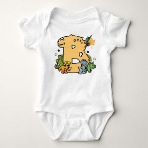 Body Alphabet Dino pour Bébés dont le Nom Commence par