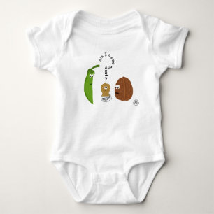 Body Am I à pea or à nut ? Funny for à cute baby pea