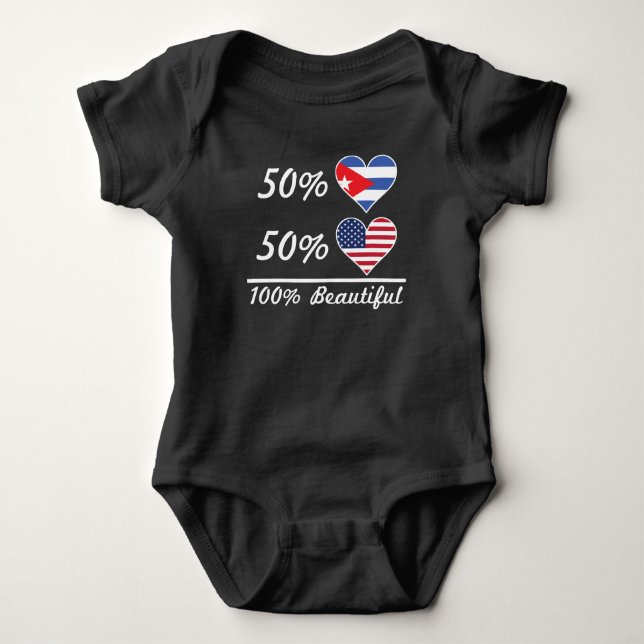 Body Américain du Cubain 50% de 50% 100% beau (Devant)