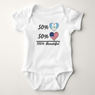 Body Américain du Guatémaltèque 50% de 50% 100% beau