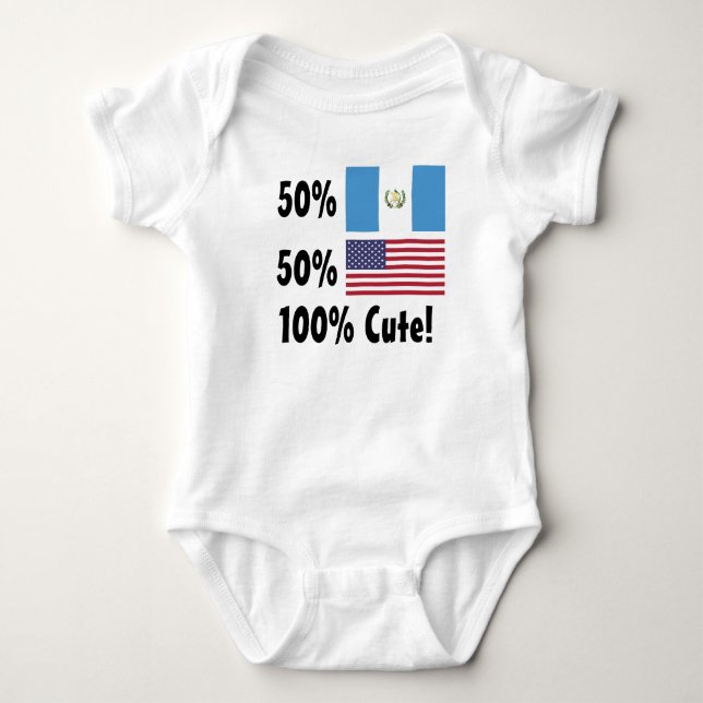 Body Américain du Guatémaltèque 50% de 50% 100% mignon (Devant)