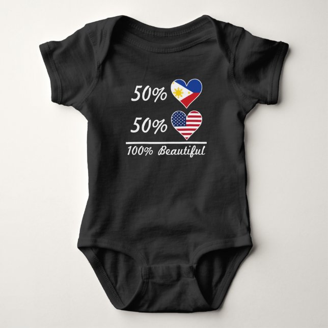 Body Américain du Philippin 50% de 50% 100% beau (Devant)