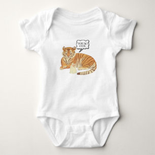 Body Amitié du tigre et du lapin - Beau animal Illustra