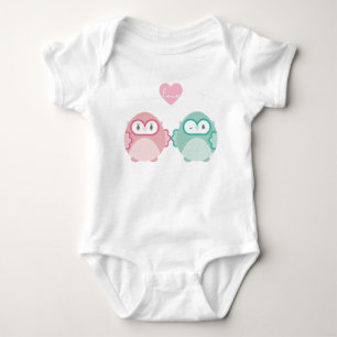 Body AMOUR DE HIBOU : : fille molle + garçon