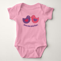 Amour Un Autre Pink Purple Dove Lovebirds Bird