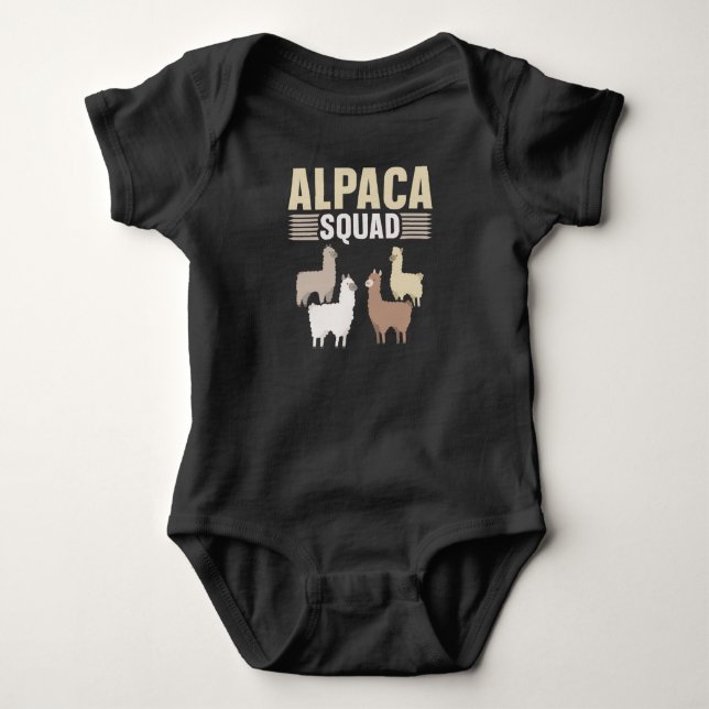 Body Amusant Amoureux des animaux de l'équipe Alpaca (Devant)