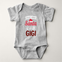 Amusant Oublier sur Père Noël/Gigi Baby Bodysuit