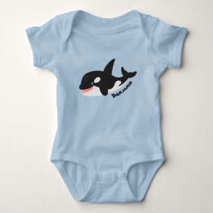 Body Amusante baleine orque mignonne dessin animé