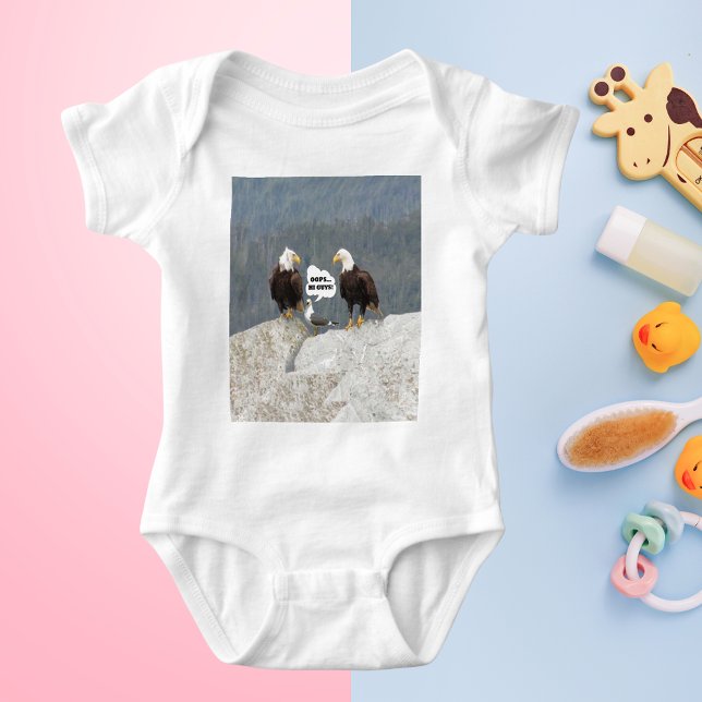 Body Amusants aigles et mouettes (Funny Eagles and Seagull Baby Bodysuit)