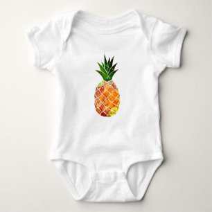 Body Ananas d'aquarelle