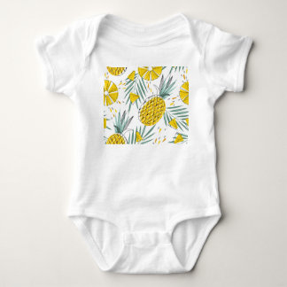 Body Ananas juteux : motif vintage brillant.
