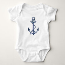 Ancre de bleu marine