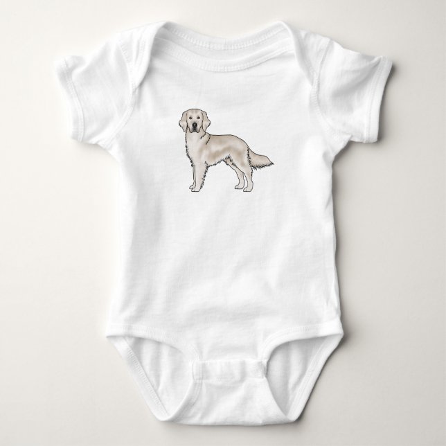 Body Anglais Crème Golden Retriever Chien adorable (Devant)