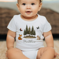 Animaux de la Forêt de Bois en Aquarelle Baby Show