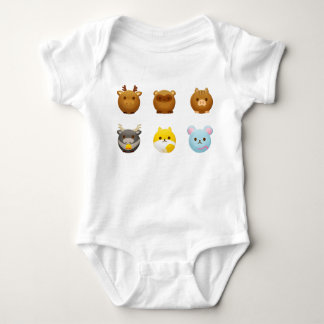 Body Animaux ronds de Kawaii
