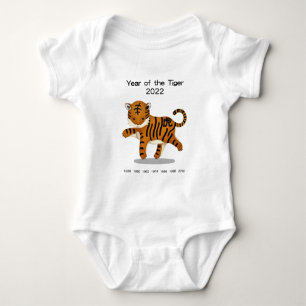 Body Année du tigre 2022 Cute Zodiac Animal Keepsaké