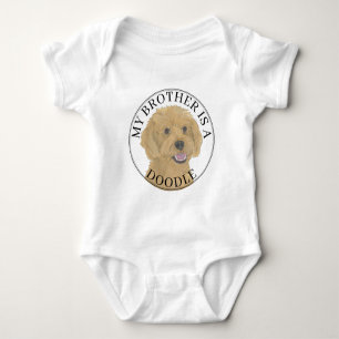 Body Apricot Golden Doodle Chien Big Brother