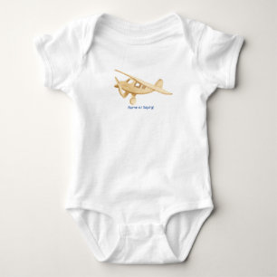 Body Aquarelle Avion bébé tenue