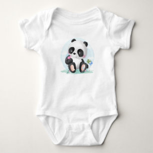 Body Aquarelle bébé Panda Ours