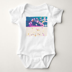 Body Aquarelle bleu Abstraite
