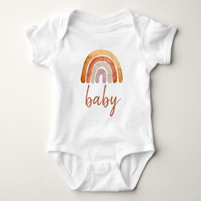 Body Aquarelle Boho Rainbow Baby (Devant)
