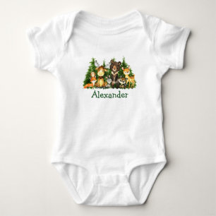 Body Aquarelle Bois Forêt Animaux Arbres