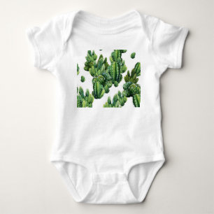 Body Aquarelle Cactus sans fil Motif d'illustration
