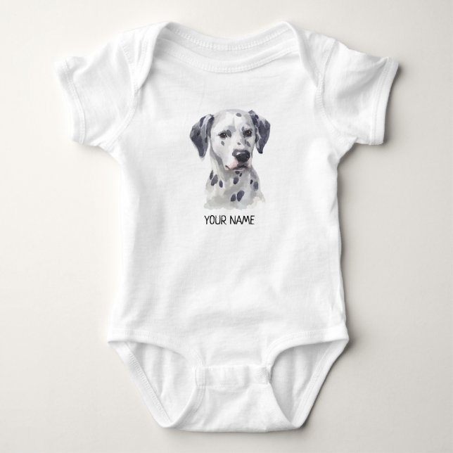 Body Aquarelle dalmatienne d'animal familier de chien (Devant)