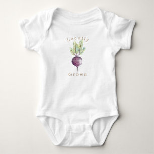 Body Aquarelle de betterave cultivée localement Veggi