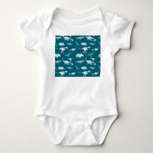 Body Aquarelle de dinosaure : Motif textile
