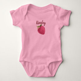 Body Aquarelle de fraise Bodysuit personnalisable pour 